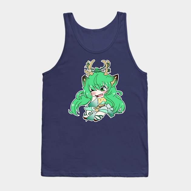 Haruka Vtuber Vshojo Chibi Tank Top by kelsmister